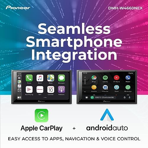 Pioneer DMH W3000NEX 6 8 Double Din Multimedia Digital Media Receiver  Wireless Apple CarPlay and Android Auto  Bluetooth  Backup Camera Compatible  Touchscreen  One Touch Navigation