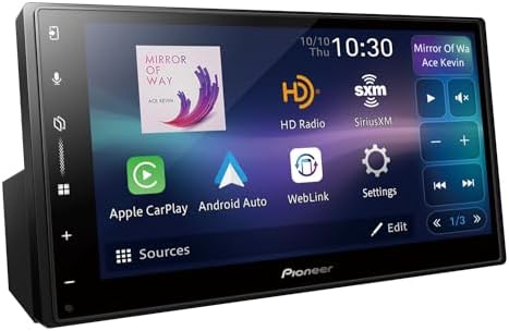 Pioneer DMH W3000NEX 6 8 Double Din Multimedia Digital Media Receiver  Wireless Apple CarPlay and Android Auto  Bluetooth  Backup Camera Compatible  Touchscreen  One Touch Navigation