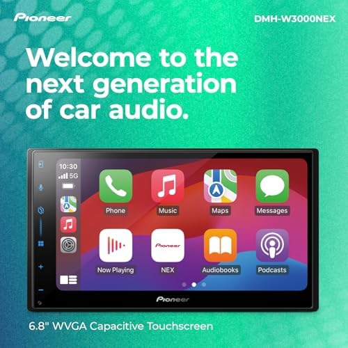 Pioneer DMH W3000NEX 6 8 Double Din Multimedia Digital Media Receiver  Wireless Apple CarPlay and Android Auto  Bluetooth  Backup Camera Compatible  Touchscreen  One Touch Navigation