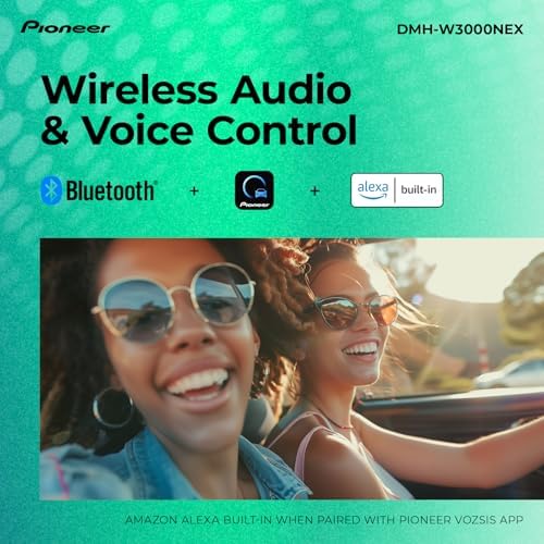 Pioneer DMH W3000NEX 6 8 Double Din Multimedia Digital Media Receiver  Wireless Apple CarPlay and Android Auto  Bluetooth  Backup Camera Compatible  Touchscreen  One Touch Navigation