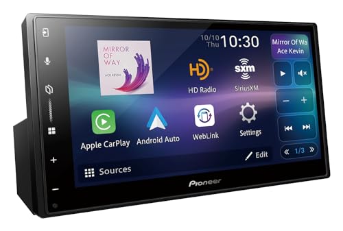 Pioneer DMH W3050NEX 6 8 Capacitive Touchscreen  Double Din   Wireless & Wired Apple CarPlay & Android Auto  Bluetooth  Backup Camera  Maestro  FLAC  HD Radio  Hi Volt RCA