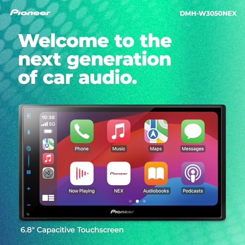 Pioneer DMH W3050NEX 6 8 Capacitive Touchscreen  Double Din   Wireless & Wired Apple CarPlay & Android Auto  Bluetooth  Backup Camera  Maestro  FLAC  HD Radio  Hi Volt RCA
