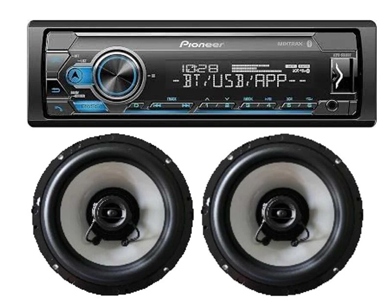 Pioneer MVH S322BT Digital media receiver MVHS322BT   1 Pair 6 5 inch Speakers