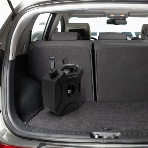 Plastic Engine Oil Jugs with Lid  1 3 Gallon Water Storage Containers with Lockable Bracket  Portable Water Tank Fluid Container