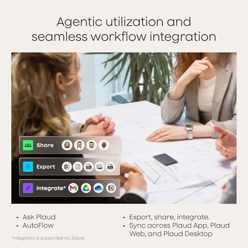 Plaud Note AI Voice Recorder  Voice Recorder w/Case  App Control  AI Transcribe & Summarize  Support 112 Languages  64GB  Audio Recorder for Lectures  Meetings  Calls  Interview  Non Pro Version