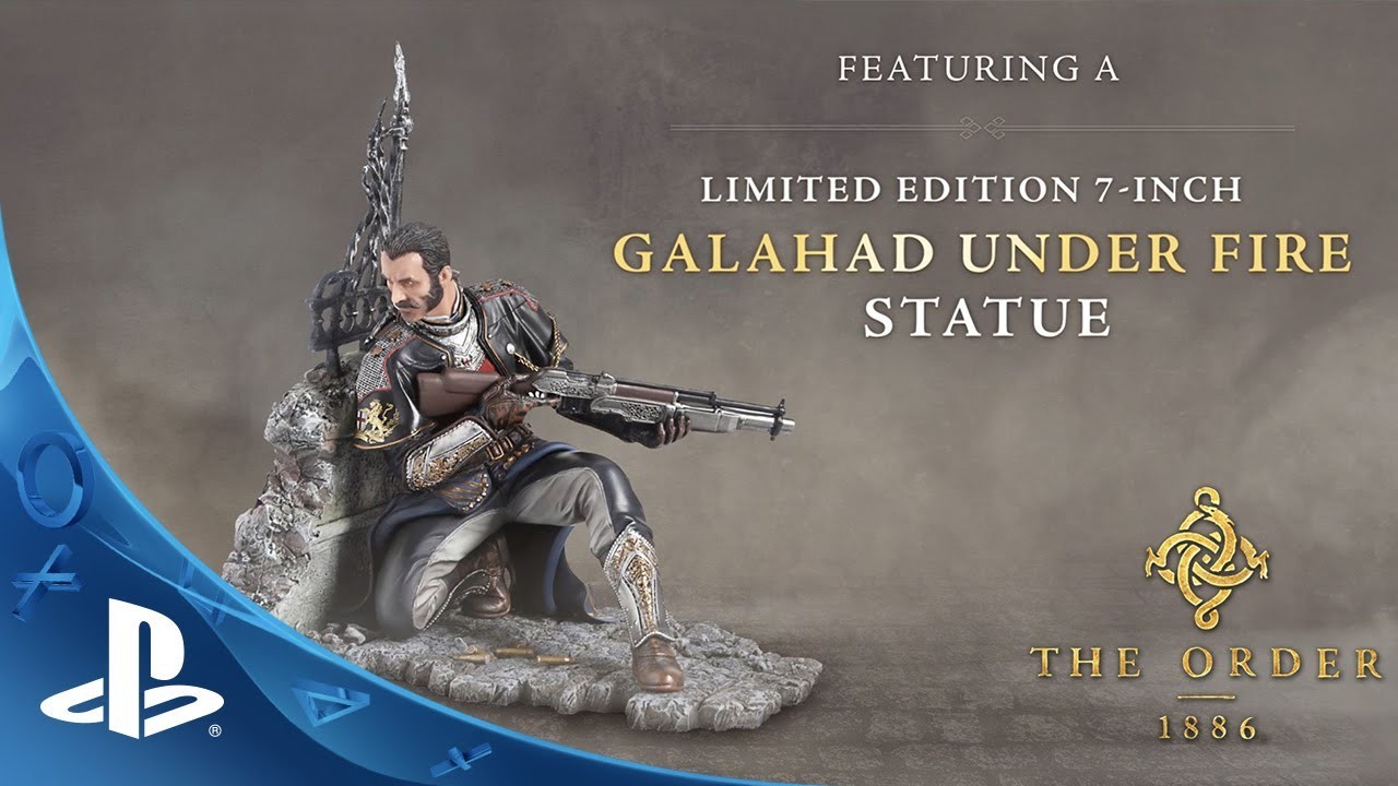 PlayStation 4 ORDER 1886 GALAHAD UNDER FIRE   STATUE ONLY Collectors Edition PS4