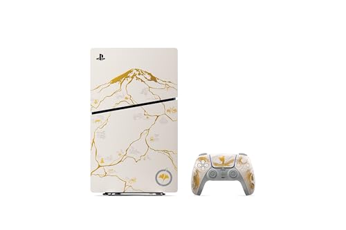 PlayStation 5 Console   Ghost of Y tei Gold Limited Edition Bundle  slim