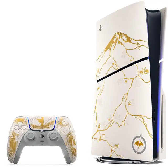 PlayStation 5 Console   Ghost of Yotei Gold Limited Edition Bundle