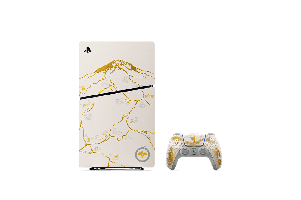 PlayStation 5 Console   Ghost of Yotei Gold Limited Edition Bundle