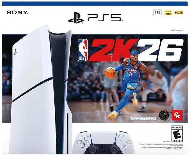PlayStation 5 Console   NBA 2K26 Bundle  model group  slim 