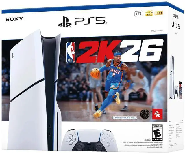 PlayStation 5 Console   NBA 2K26 Bundle  model group  slim 