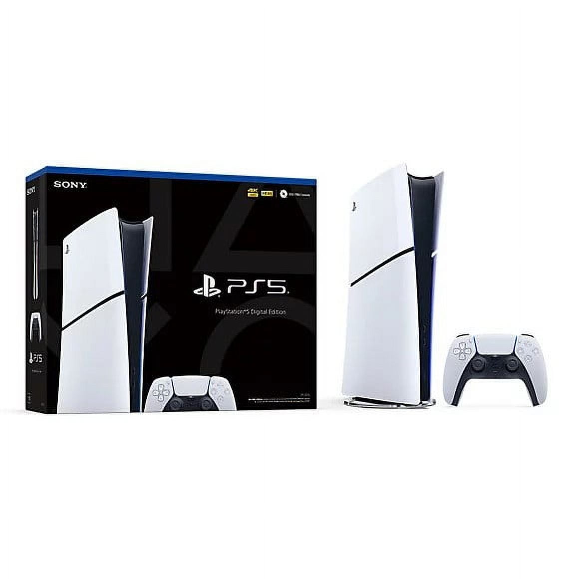 PlayStation 5 Digital Slim Console   PlayStation 5 DualSense Wireless Controller Midnight Black   Includes PS5 Console & DualSense Controller   16GB RAM 1TB SSD