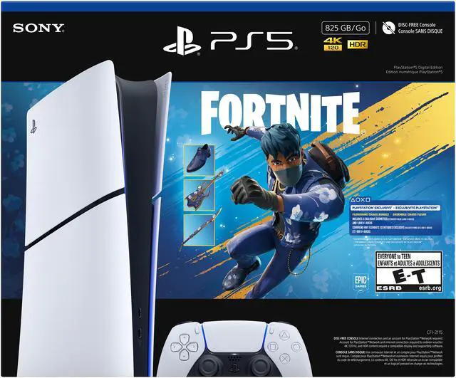 PlayStation 5 Digital Edition 825GB   Fortnite Flowering Chaos Bundle