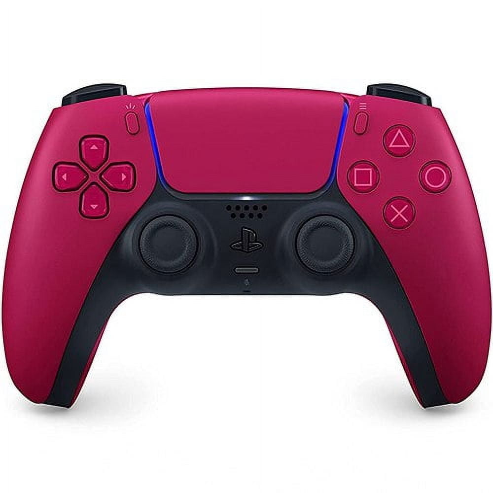 PlayStation 5 Slim Console Fortnite Cobalt Star Bundle   Extra PlayStation 5 DualSense Wireless Controller Cosmic Red   Includes PS5 Console & 2 DualSense Controllers