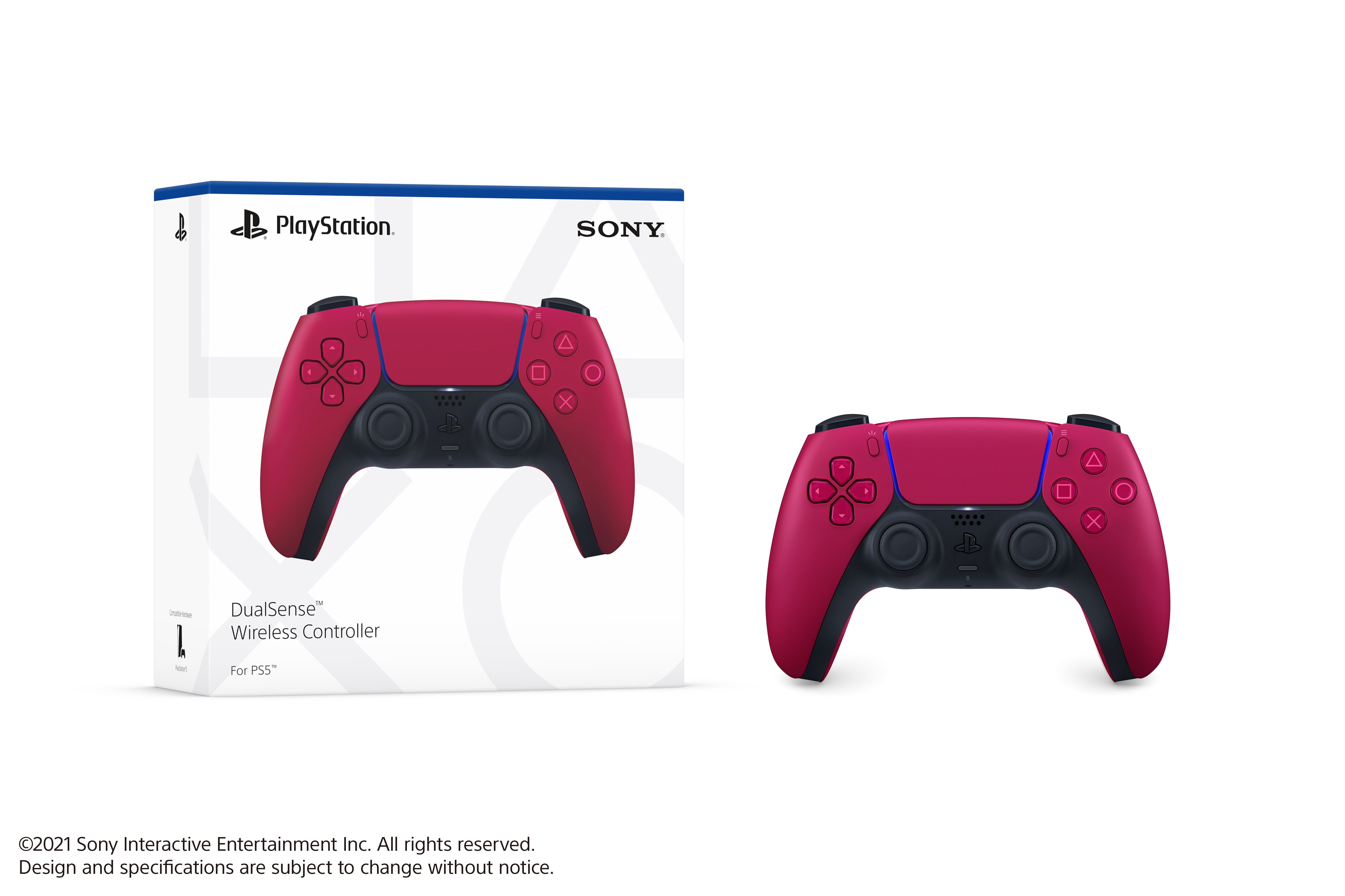 PlayStation 5 Slim Console Fortnite Cobalt Star Bundle   Extra PlayStation 5 DualSense Wireless Controller Cosmic Red   Includes PS5 Console & 2 DualSense Controllers