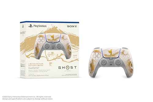 PlayStation DualSense  Wireless Controller   Ghost of Y tei Gold Limited Edition