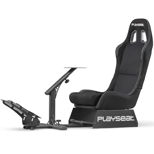 Playseat Evolution Sim Racing Cockpit | Cómoda cabina de simulador de carreras | Compatible con todos los volantes y pedales del mercado | Compatible con PC y consola | Edición Actifit