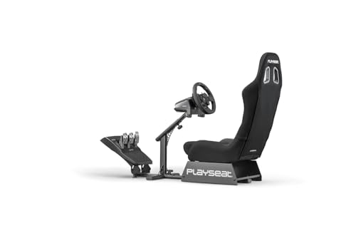 Playseat Evolution Sim Racing Cockpit | Cómoda cabina de simulador de carreras | Compatible con todos los volantes y pedales del mercado | Compatible con PC y consola | Edición Actifit
