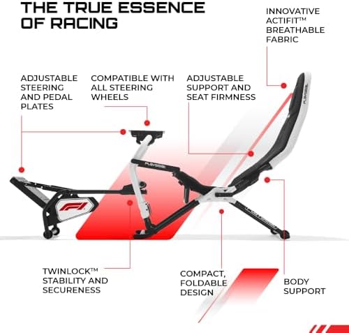 Playseat  Challenge DD   F1  Edition  Foldable Racing Simulator Cockpit  Direct Drive  Logitech  Thrustmaster  Moza  Fanatec  Formula Racing Simulator