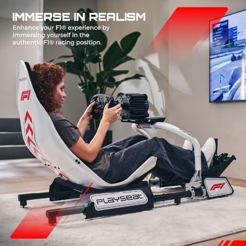Playseat  Formula Instinct   F1  Edition Racing Simulator   Simracing  Authentic F1  Racing Position  Direct Drive  Open Cockpit Design