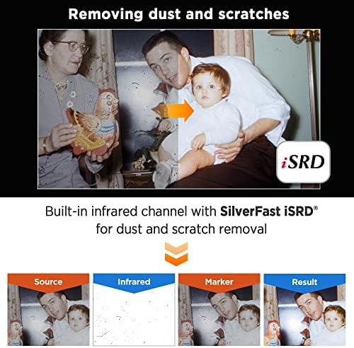 Plustek OpticFilm 8300i Ai Film Scanner   Converts 35mm Film & Slide into Digital  Bundle SilverFast Ai Studio 9   QuickScan Plus  Include Advanced IT8 Calibration Target  3 Slide 