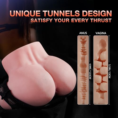 Pocket Pussy Male Sex Toys   TANTALY 5 5LB Sex Dolls Male masturbator Entry Level Ass Adult Sex Toys for Men  Realistic Female Adult Torso Mini Butt Stroker with Tight Vaginal Anal Hip Brandi