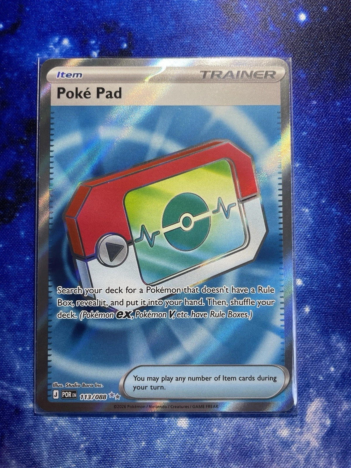 Poke Pad 113/088 Me03  Perfect Order Holo
