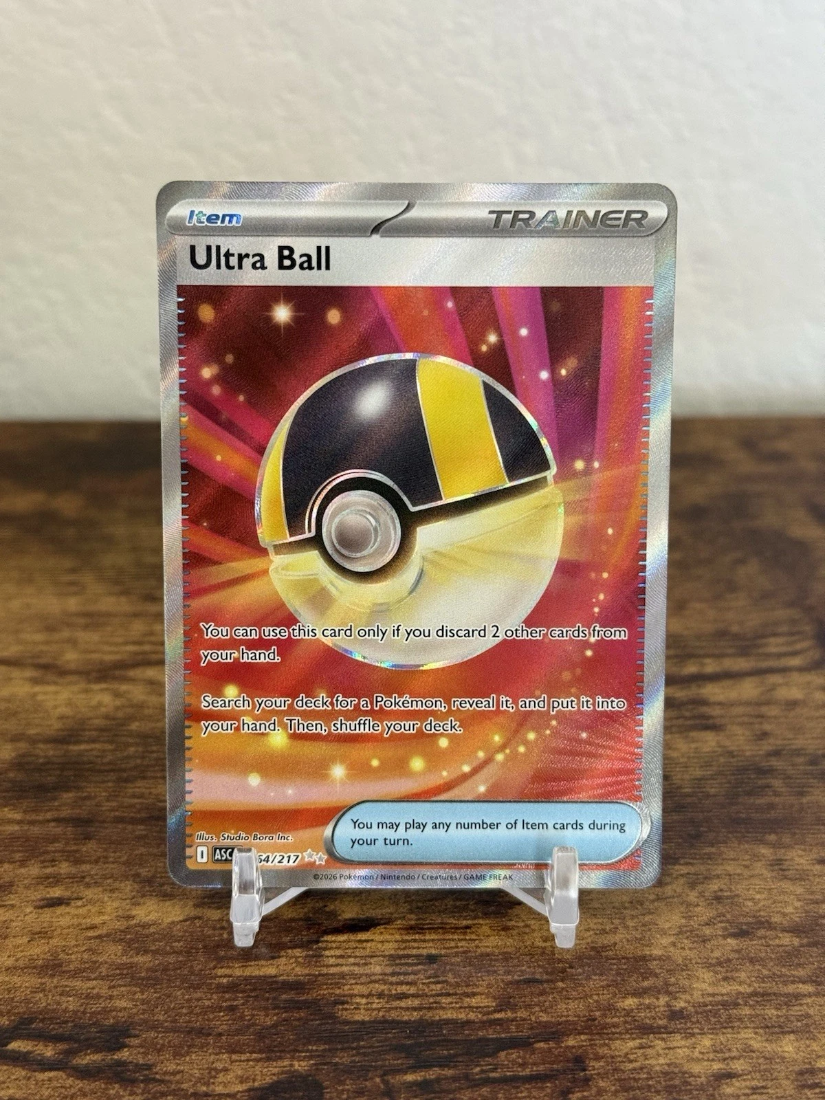Pokémon Ascended Heroes #264/217 Ultra Ball Ultra Rare Full Art Holo