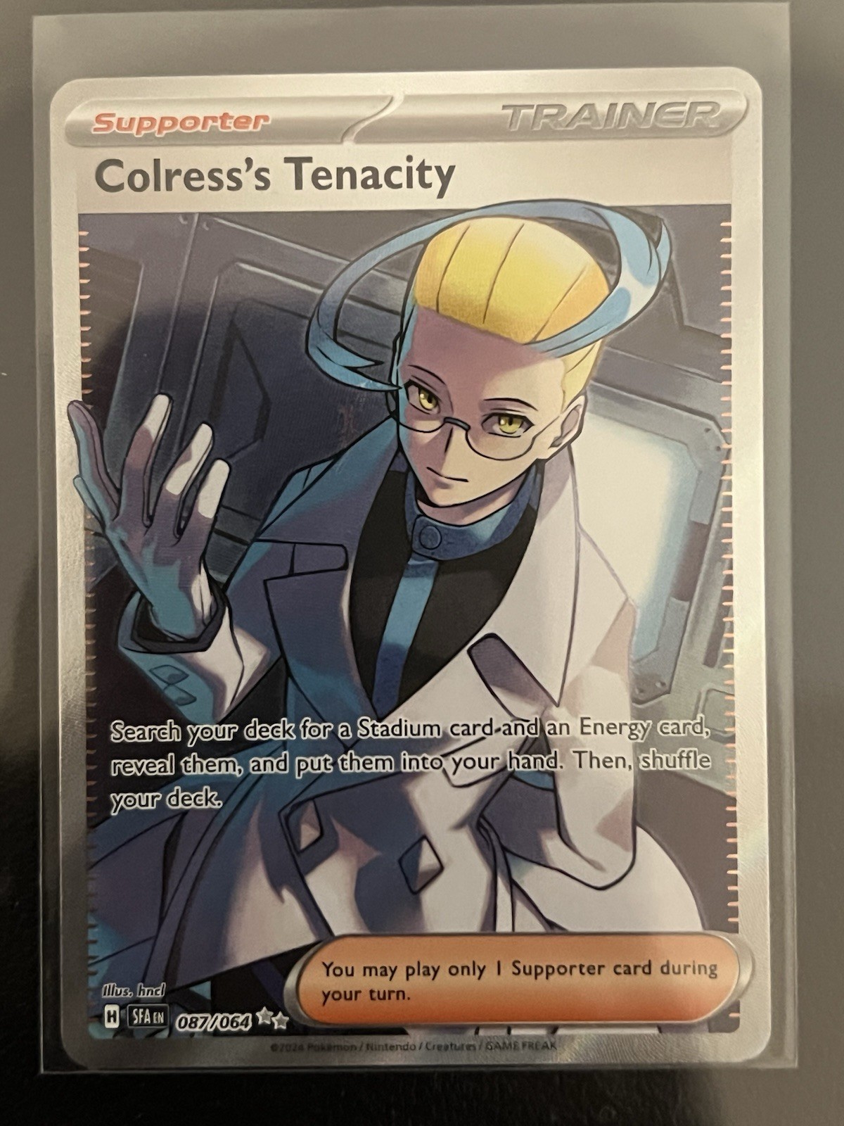 Pokémon TCG Colress s Tenacity Full Art 2024 Scarlet & Violet Shrouded Fable