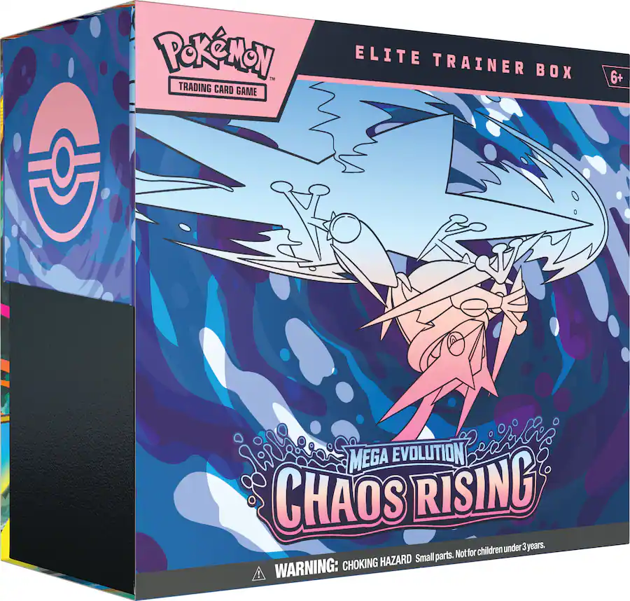 Pokémon   Trading Card Game  Mega Evolution   Chaos Rising Elite Trainer Box