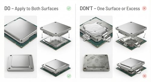 PolarTronix - Pasta térmica de metal líquido de 0.05 onzas, múltiples aplicaciones, fabricada en Estados Unidos, metal líquido para PS5, CPU, GPU, portátil, consolas de juegos, mejor para overclocking