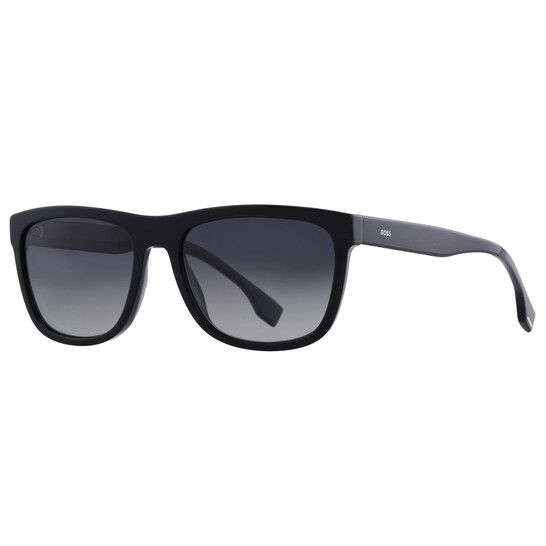 Polarized Grey Shaded Square Men s Sunglasses