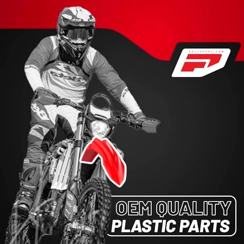 Polisport Kit de réplica de plástico para motocross (MX) para moto de cross BETA X-Trainer (2020-2022), calidad OEM, duradera, flexible y ajuste perfecto, rojo/blanco