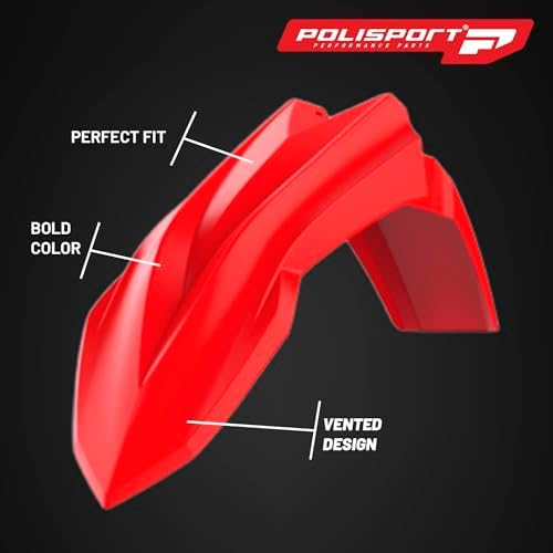 Polisport Kit de réplica de plástico para motocross (MX) para moto de cross BETA X-Trainer (2020-2022), calidad OEM, duradera, flexible y ajuste perfecto, rojo/blanco