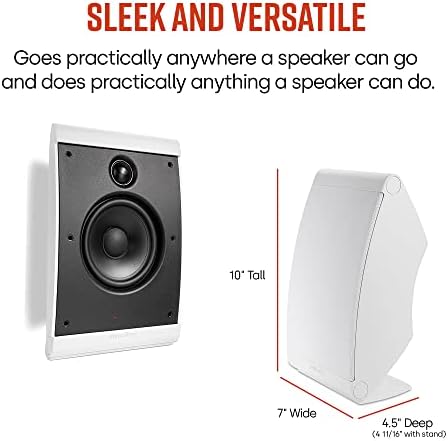 Polk Audio OWM3 Compact Satellite Speaker   4 Pack  Black