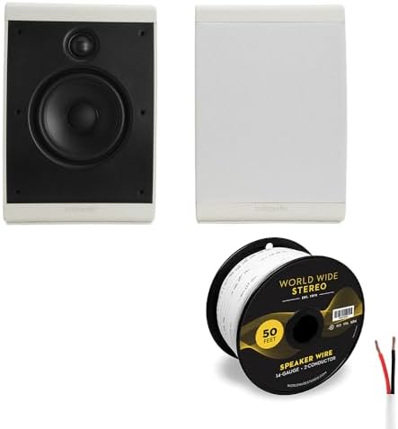 Polk Audio OWM3 Compact Satellite Speaker   4 Pack  Black