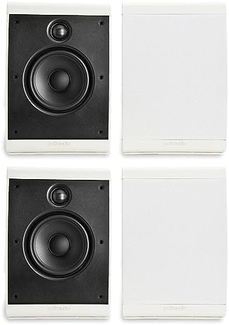 Polk Audio OWM3 Compact Satellite Speaker   4 Pack  White
