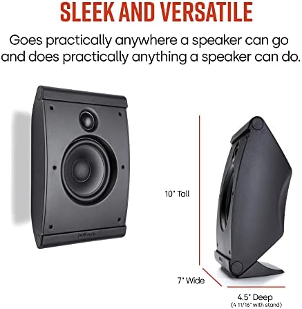 Polk Audio OWM3 Compact Satellite Speaker   4 Pack  Black