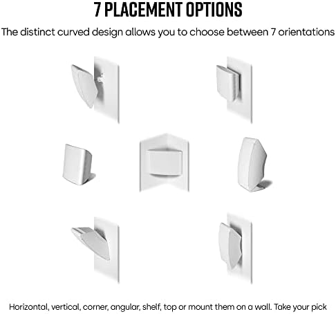 Polk Audio OWM3 Compact Satellite Speaker   4 Pack  Black