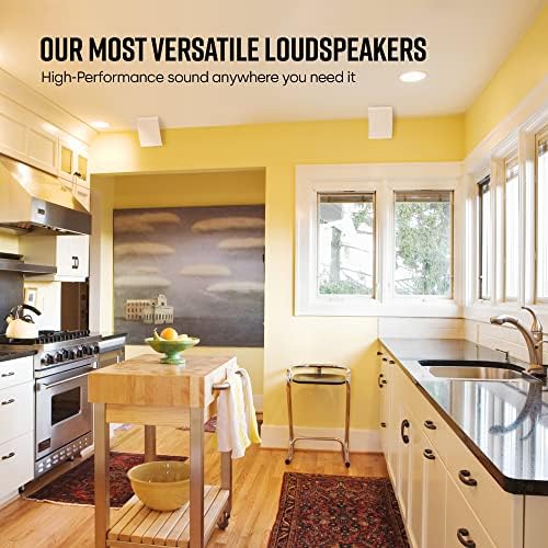 Polk Audio OWM3 Compact Satellite Speaker   4 Pack  Black