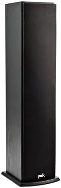 Polk Audio T15 Home Theater and Stereo Bookshelf Speakers   Deep Bass Response  Dolby and DTS Surround  Wall Mountable  Pair  Black
