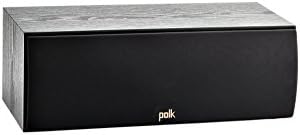 Polk Audio T15 Home Theater and Stereo Bookshelf Speakers   Deep Bass Response  Dolby and DTS Surround  Wall Mountable  Pair  Black