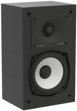 Polk Monitor XT15 Pair of Bookshelf or Surround Sound Speakers   Hi Res Audio Certified  Dolby Atmos & DTS X Compatible  1 Terylene Tweeter & 5 25 Dynamically Balanced Woofer  Pair  Midnight Black 