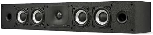 Polk Monitor XT20 Pair of Bookshelf or Surround Sound Speakers   Hi Res Audio Certified  Dolby Atmos & DTS X Compatible  1 Terylene Tweeter & 6 5 Dynamically Balanced Woofer  Pair  Midnight Black