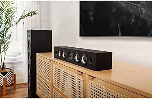 Polk Monitor XT20 Pair of Bookshelf or Surround Sound Speakers   Hi Res Audio Certified  Dolby Atmos & DTS X Compatible  1 Terylene Tweeter & 6 5 Dynamically Balanced Woofer  Pair  Midnight Black