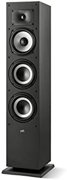 Polk Monitor XT20 Pair of Bookshelf or Surround Sound Speakers   Hi Res Audio Certified  Dolby Atmos & DTS X Compatible  1 Terylene Tweeter & 6 5 Dynamically Balanced Woofer  Pair  Midnight Black