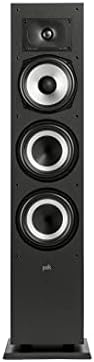 Polk Monitor XT20 Pair of Bookshelf or Surround Sound Speakers   Hi Res Audio Certified  Dolby Atmos & DTS X Compatible  1 Terylene Tweeter & 6 5 Dynamically Balanced Woofer  Pair  Midnight Black