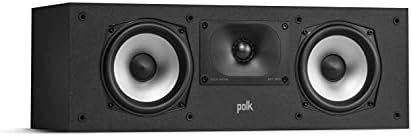 Polk Monitor XT20 Pair of Bookshelf or Surround Sound Speakers   Hi Res Audio Certified  Dolby Atmos & DTS X Compatible  1 Terylene Tweeter & 6 5 Dynamically Balanced Woofer  Pair  Midnight Black