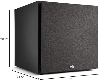 Polk Monitor XT20 Pair of Bookshelf or Surround Sound Speakers   Hi Res Audio Certified  Dolby Atmos & DTS X Compatible  1 Terylene Tweeter & 6 5 Dynamically Balanced Woofer  Pair  Midnight Black