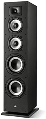 Polk Monitor XT20 Pair of Bookshelf or Surround Sound Speakers   Hi Res Audio Certified  Dolby Atmos & DTS X Compatible  1 Terylene Tweeter & 6 5 Dynamically Balanced Woofer  Pair  Midnight Black 